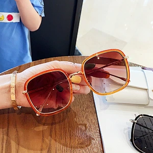 fashion ultraviolet-proof sunglasses women men newest shades  sun glasses oversized  wholesale custom eyewear 2021 trendy goggle