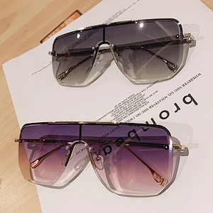 fashionable sunglasses women men newest shades retro vintage sun glasses oversized wholesale custom eyewear 2021 trendy goggles