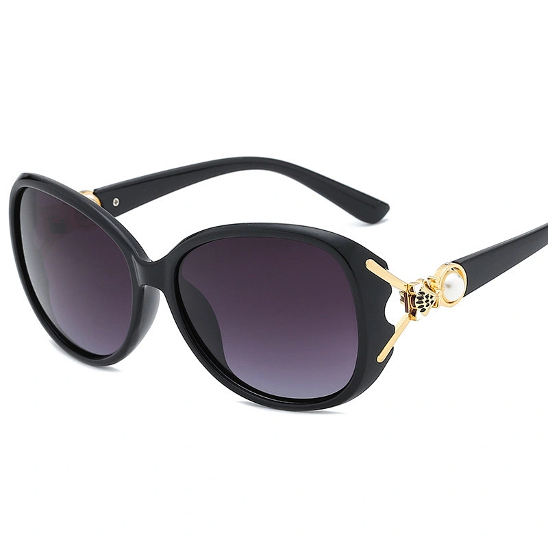 fashionable 2021 oval pearl sunglasses newest women men shades UV polarized sun glasses wholesale custom eyewear trendy goggle