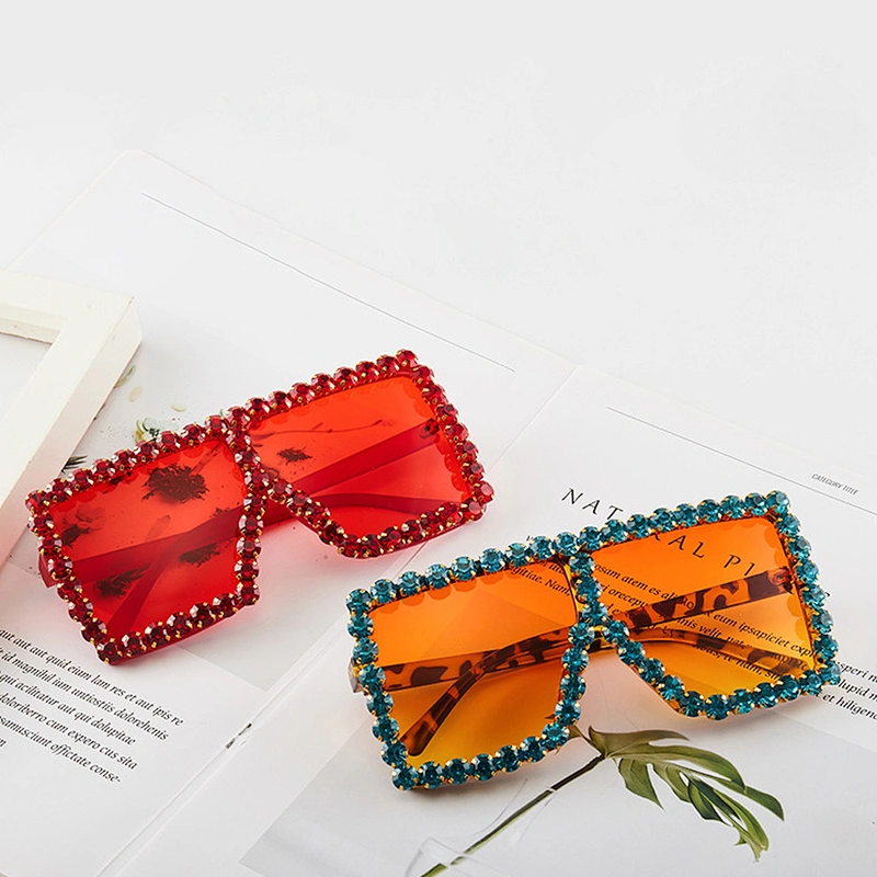 fashionable diamond square 2021 sunglasses newest women men shades sun glasses oversized wholesale custom eyewear trendy goggle