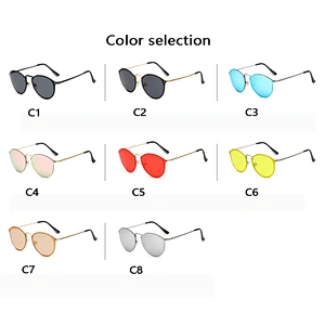 fashionable colorful rimless sunglasses women men newest shades retro sun glasses wholesale custom eyewear 2021 trendy goggle