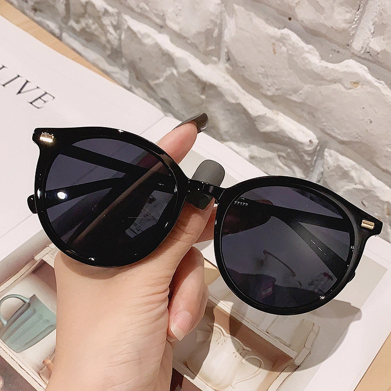fashion round frame sunglasses women men newest shades retro vintage  sun glasses  wholesale custom eyewear 2021 trendy goggles