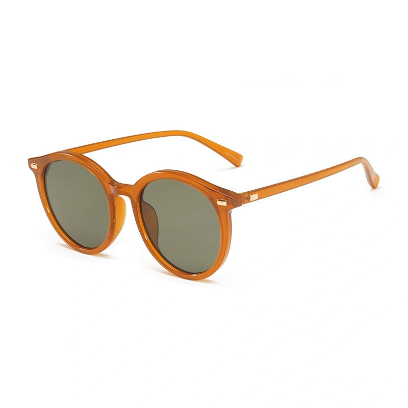 fashion round frame sunglasses women men newest shades retro vintage  sun glasses  wholesale custom eyewear 2021 trendy goggles