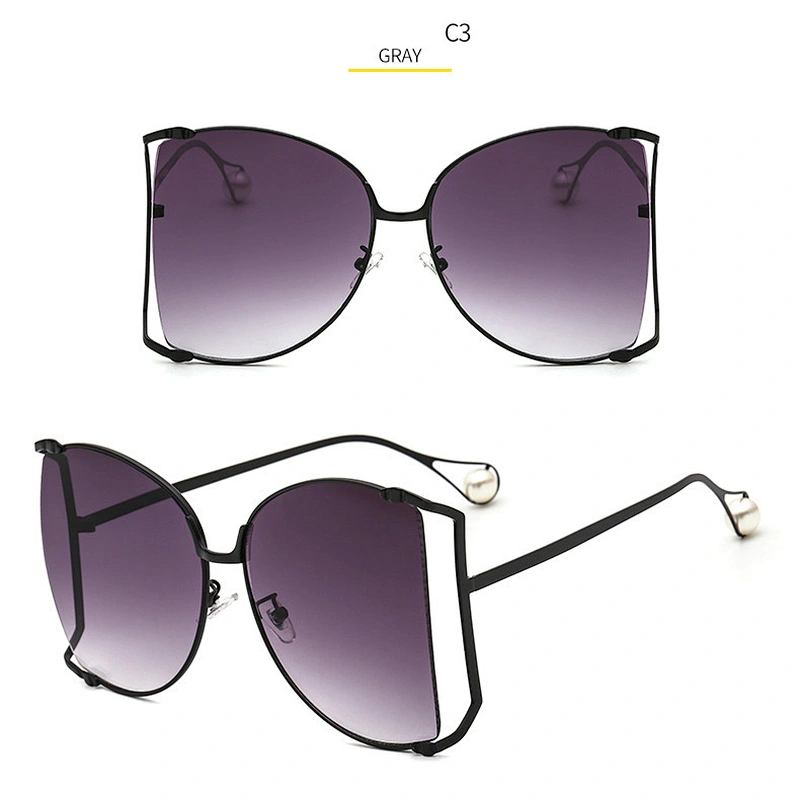 2021 pearl sunglasses women newest shades photochromic sun glasses oversized wholesale custom eyewear