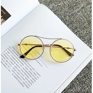 fashionable metal round sunglasses women men newest shades celebrity sun glasses wholesale custom eyewear 2021 trendy goggles