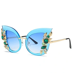 fashionable diamond luxury sunglasses women men newest shades retro sun glasses wholesale custom eyewear 2021 trendy goggle