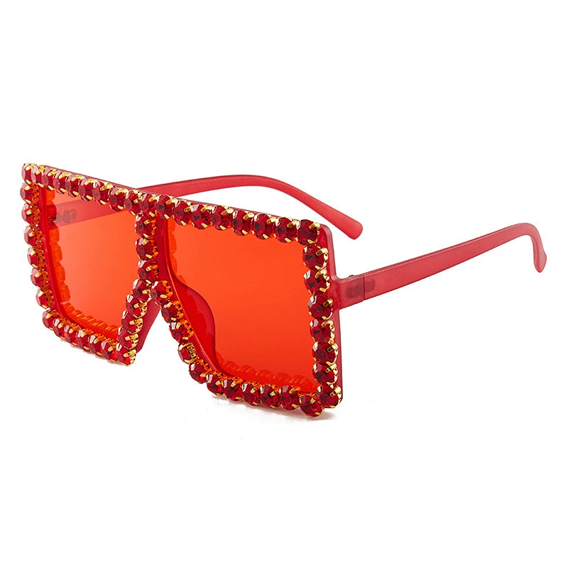 fashionable diamond square 2021 sunglasses newest women men shades sun glasses oversized wholesale custom eyewear trendy goggle