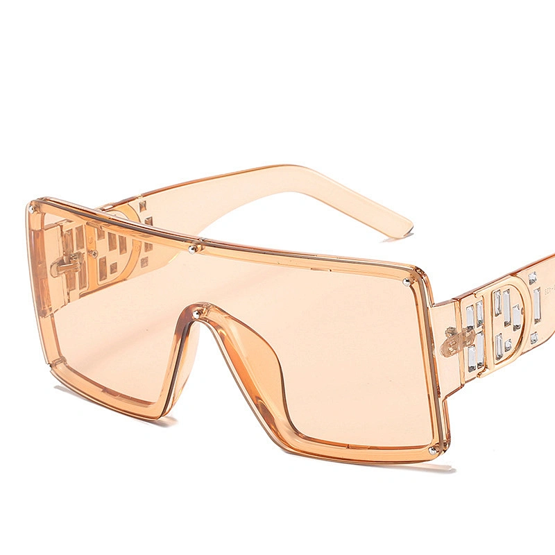 fashion sunglasses women men newest D words dimond square shadess  sun glasses oversized wholesale custom eyewear 2021 goggles