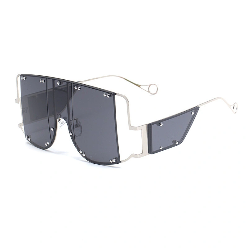 fashion sunglasses women men newest shades retro vintage riveted sun glasses oversized wholesale custom eyewear 2021 goggles