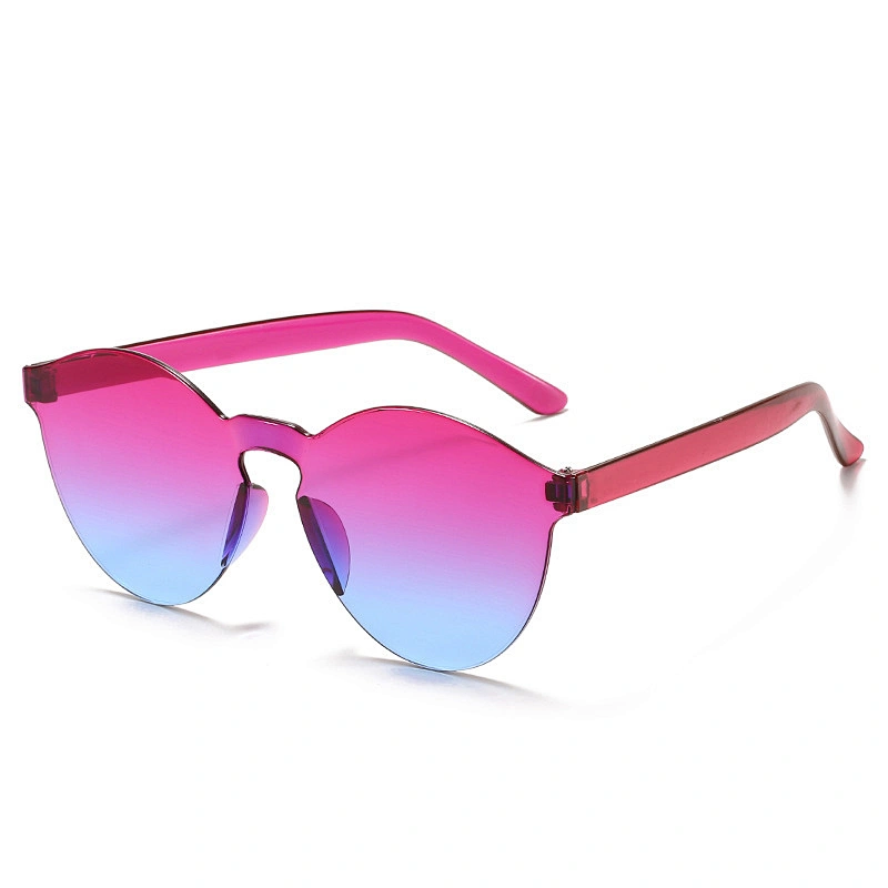 classical rimless sunglasses women men newest shades colorful candy sun glasses wholesale custom eyewear 2021 trendy goggles