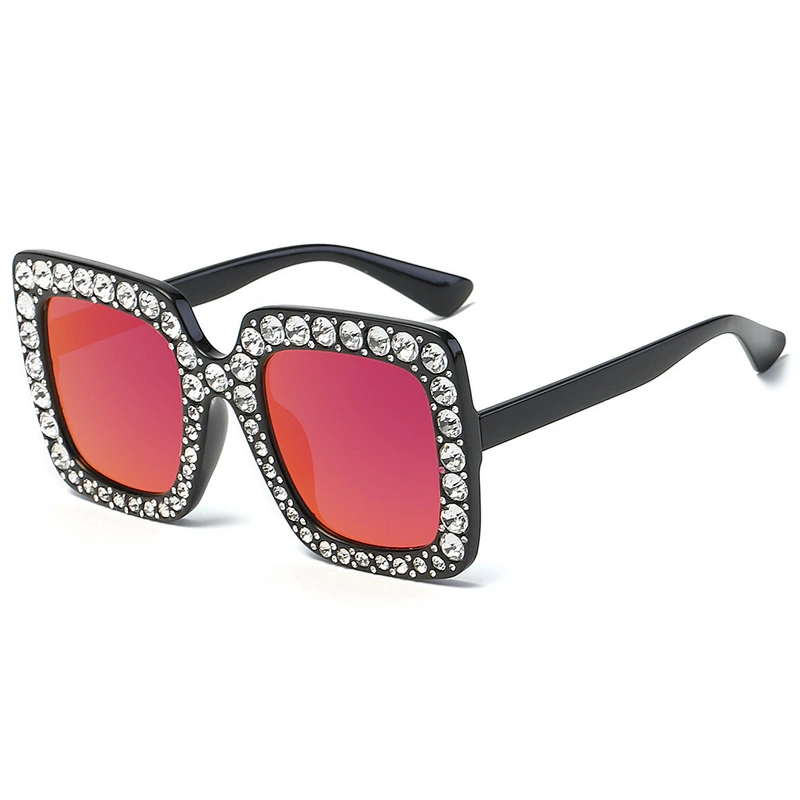 fashion diamond sunglasses women men newest shades retro sun glasses oversized wholesale custom eyewear 2021 trendy goggle
