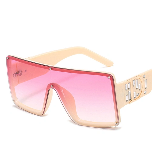 fashion sunglasses women men newest D words dimond square shadess  sun glasses oversized wholesale custom eyewear 2021 goggles