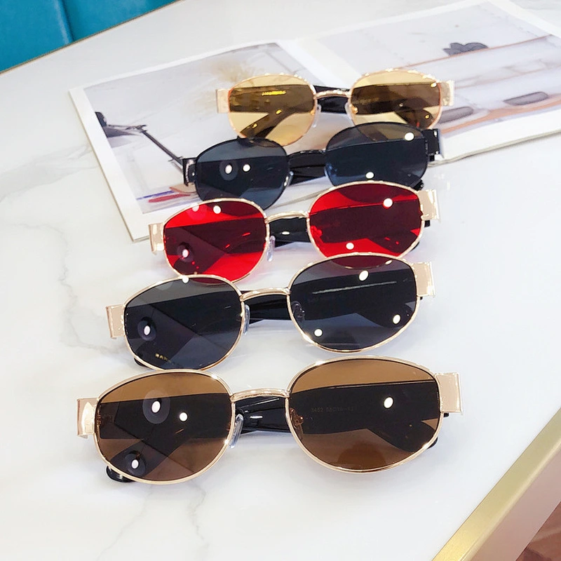 fashion small frame oval sunglasses women men newest shades sun glasses  wholesale custom eyewear 2021 trendy goggles