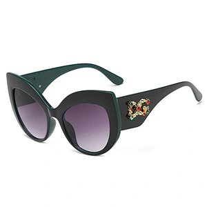 2021 newest fashion cat eye rhinestone celebrity sunglasses women men eyewear shade sun glasses wholesale custom goggles