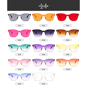 fashion rimless sunglasses women men newest shades retro sun glasses oversized wholesale custom eyewear 2021 trendy goggle