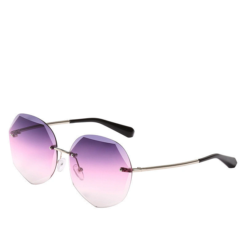 Newest fashion polygon trimming celebrity gradient sunglasses wholesale women men eyewear shade sun glasses custom goggles