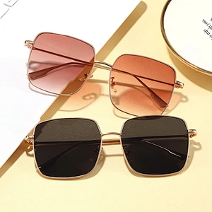 fashion sunglasses women men newest shades metallic polygon  sun glasses wholesale custom eyewear 2021 goggles