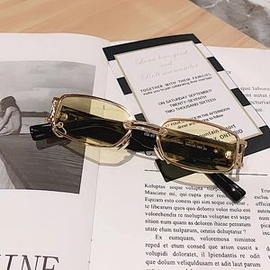 fashionable sunglasses women men newest shades retro small frame  sun glasses  wholesale custom eyewear 2021 trendy goggles