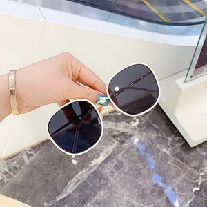 fashionable retro round sunglasses women men newest shades vintage sun glasses  wholesale custom eyewear 2021 trendy goggle