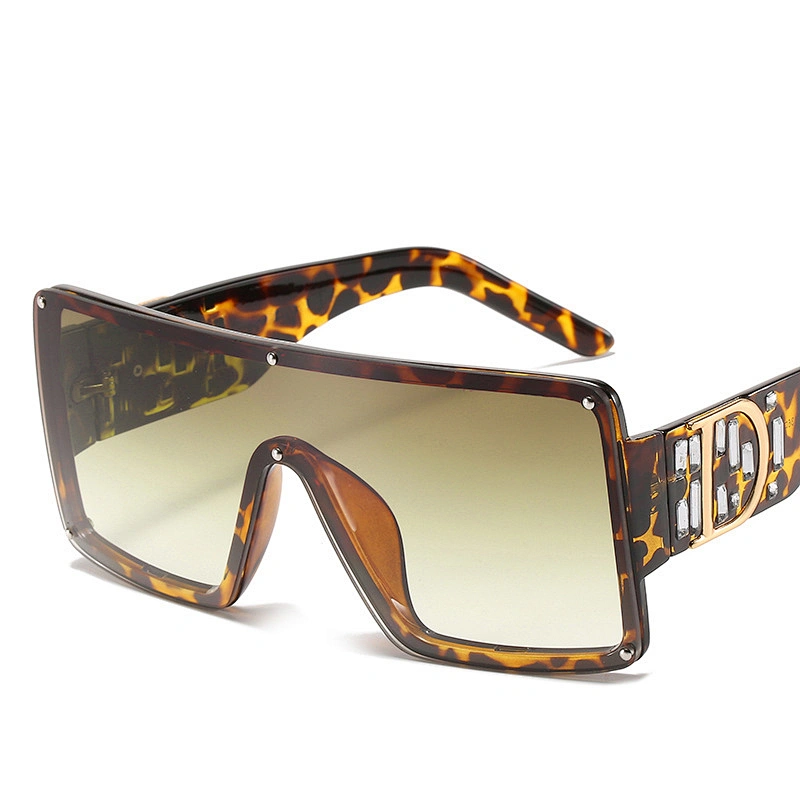 fashion sunglasses women men newest D words dimond square shadess  sun glasses oversized wholesale custom eyewear 2021 goggles