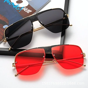 2021 Newest fashion metal trendy retro sunglasses wholesale women men eyewear shade sun vintage glasses custom goggles