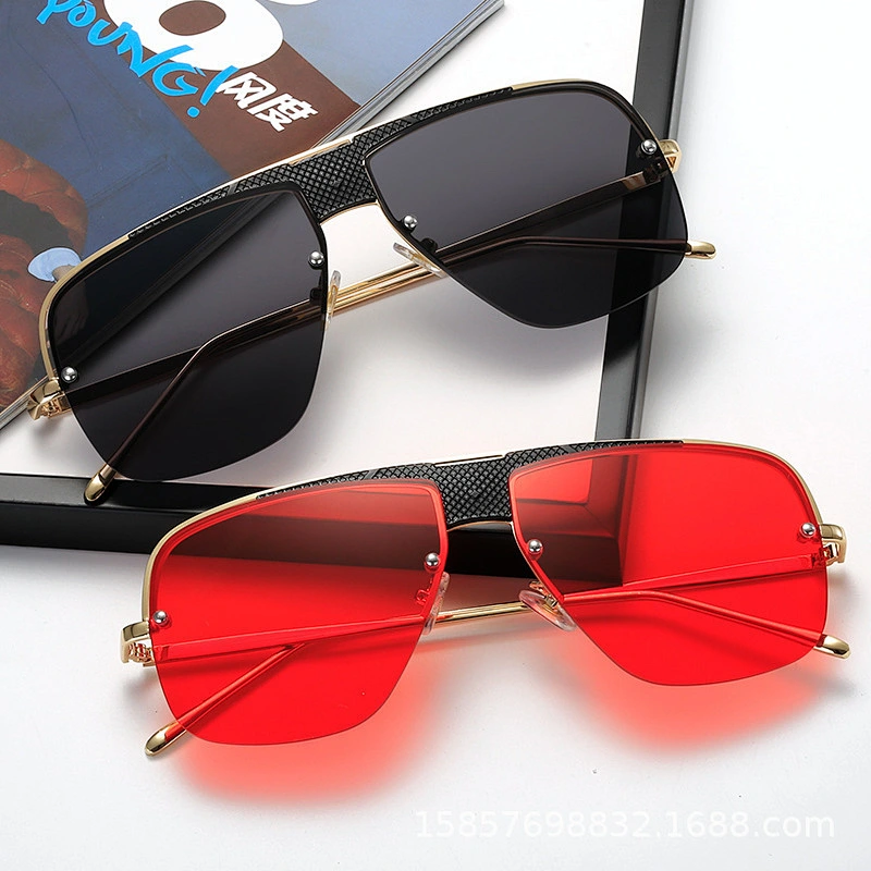 2021 Newest fashion metal trendy retro sunglasses wholesale women men eyewear shade sun vintage glasses custom goggles