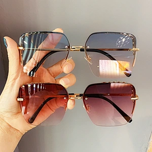 retro square diamond   sunglasses women men newest shades sun glasses oversized wholesale custom eyewear 2021 trendy goggle
