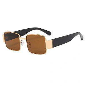 Newest fashion square metal celebrity hip hop trendy sunglasses women men eyewear shade sun glasses wholesale custom goggles
