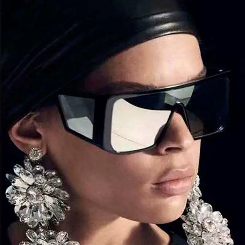2021 Newest fashion trendy oversize celebrity classic sunglasses women men eyewear shade sun glasses wholesale custom goggles