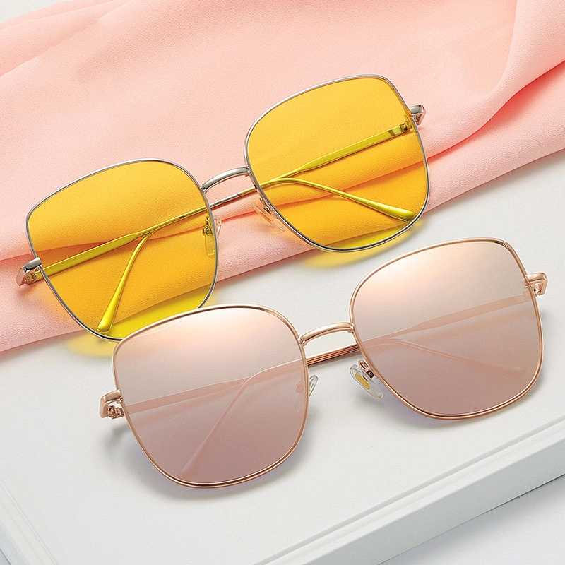 2021 newest fashion square metal celebrity sunglasses women men eyewear shade sun glasses wholesale custom goggles