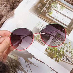 fashionable retro round sunglasses women men newest shades celebrity sun glasses  wholesale custom eyewear 2021 trendy goggle