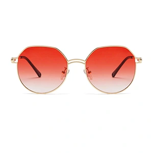 fashion metal round sunglasses women men newest shades ocean piece sun glasses wholesale custom eyewear 2021 trendy goggles