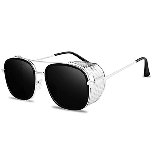 retro steampunk sunglasses women men newest shades fashionable metal sun glasses wholesale custom eyewear 2021 trendy goggles