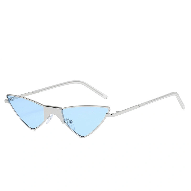 Luxury cat eye sunglasses women men newest shades fashion retro triangle sun glasses  wholesale custom eyewear 2021 trendy glass