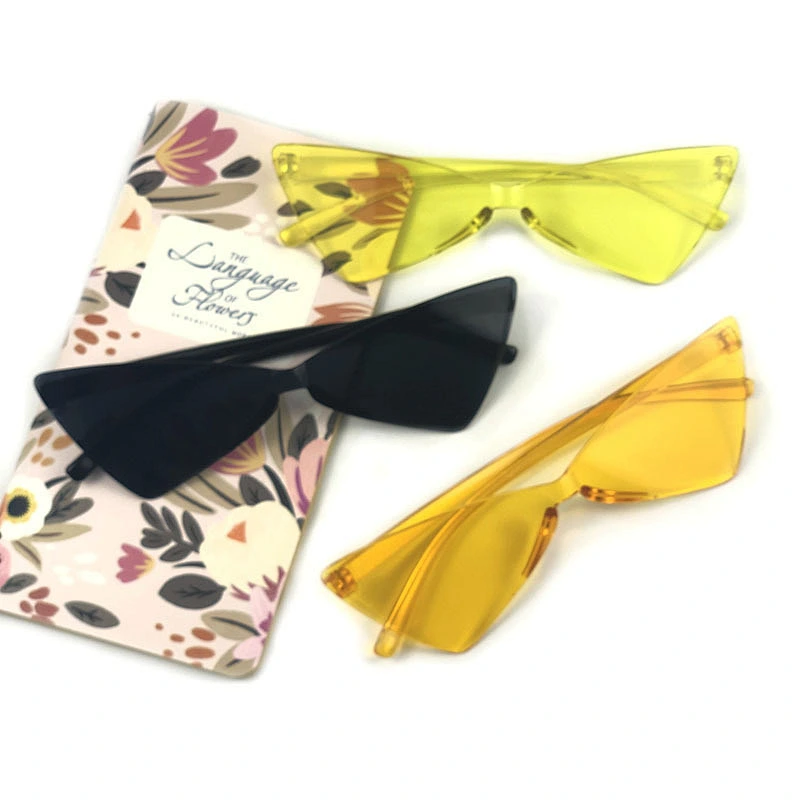 fashionable triangle sunglasses women men newest shades retro vintage sun glasses  wholesale custom eyewear 2021 trendy goggle