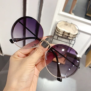 fashionable round frame sunglasses women men newest shades retro vintage sun glasses wholesale custom eyewear 2021 trendy goggle