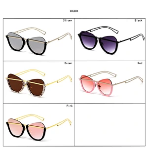 fashion vintage cat eye half frame sunglasses women men newest shades retro glasses wholesale custom eyewear 2021 goggles