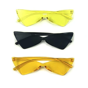 fashionable triangle sunglasses women men newest shades retro vintage sun glasses  wholesale custom eyewear 2021 trendy goggle