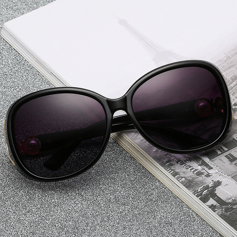 fashionable 2021 oval pearl sunglasses newest women men shades UV polarized sun glasses wholesale custom eyewear trendy goggle