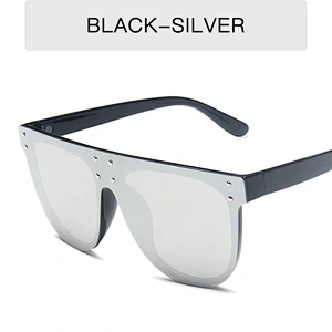 2021 newest fashion siamese rivet big half round frame sunglasses women men eyewear shade sun glasses wholesale custom goggles