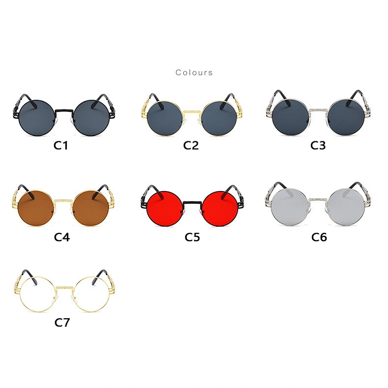 fashionable steampunk sunglasses women men newest shades retro vintage sun glasses wholesale custom eyewear 2021 trendy goggle