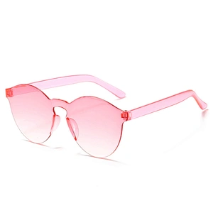 classical rimless sunglasses women men newest shades colorful candy sun glasses wholesale custom eyewear 2021 trendy goggles