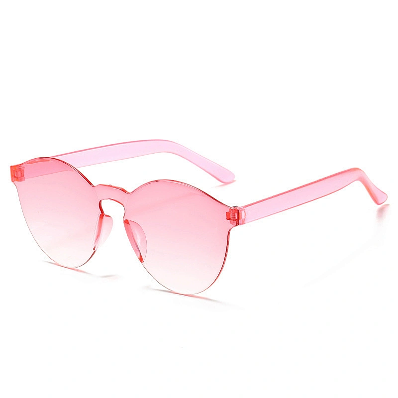 classical rimless sunglasses women men newest shades colorful candy sun glasses wholesale custom eyewear 2021 trendy goggles