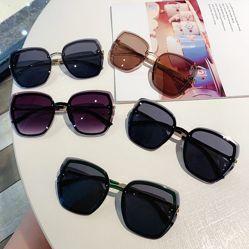fashion rimless retro round frame sunglasses women men newest shades  sun glasses  wholesale custom eyewear 2021 trendy goggle