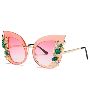 fashionable diamond luxury sunglasses women men newest shades retro sun glasses wholesale custom eyewear 2021 trendy goggle