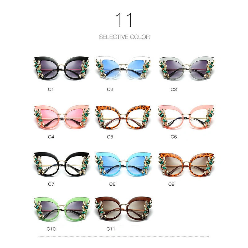 fashionable diamond luxury sunglasses women men newest shades retro sun glasses wholesale custom eyewear 2021 trendy goggle