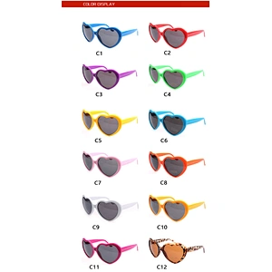 fashionable heart shape sunglasses women men newest shades retro vintage sun glasses wholesale custom eyewear 2021 trendy goggle