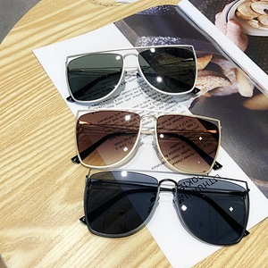 fashionable retro sunglasses women men newest shades suqare sun glasses  wholesale custom eyewear 2021 trendy goggle