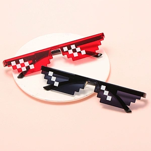 fashionable colorful mosaic sunglasses women men newest shades retro sun glasses wholesale custom eyewear 2021 trendy goggle