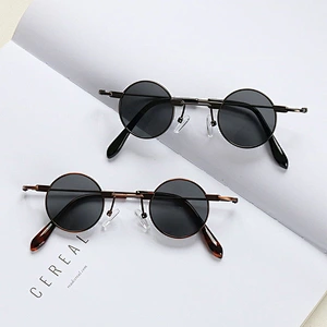 fashionable retro  lasses women men newest shades vintage round small frame  sun glasses wholesale custom eyewear 2021 goggles
